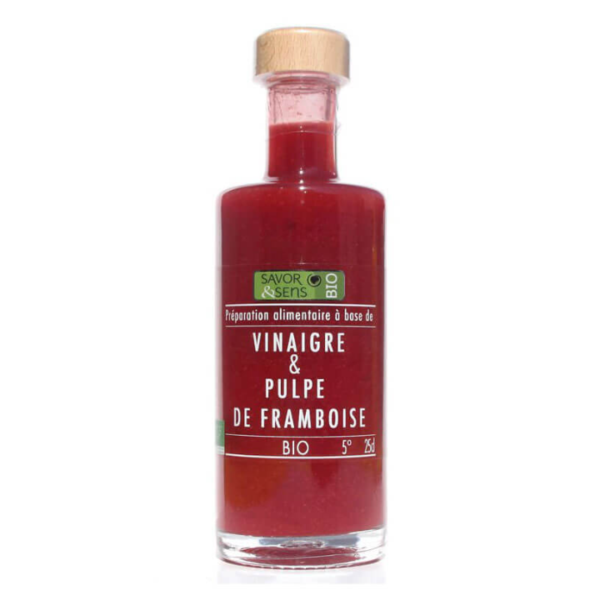 Aceto di sidro con polpa di lampone Savor&Sens