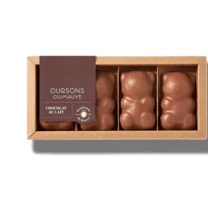 Orsetti di marshmallow al cioccolato al latte