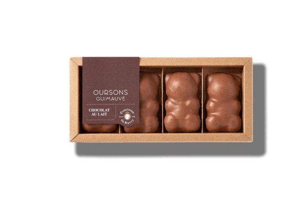 Orsetti di marshmallow al cioccolato al latte