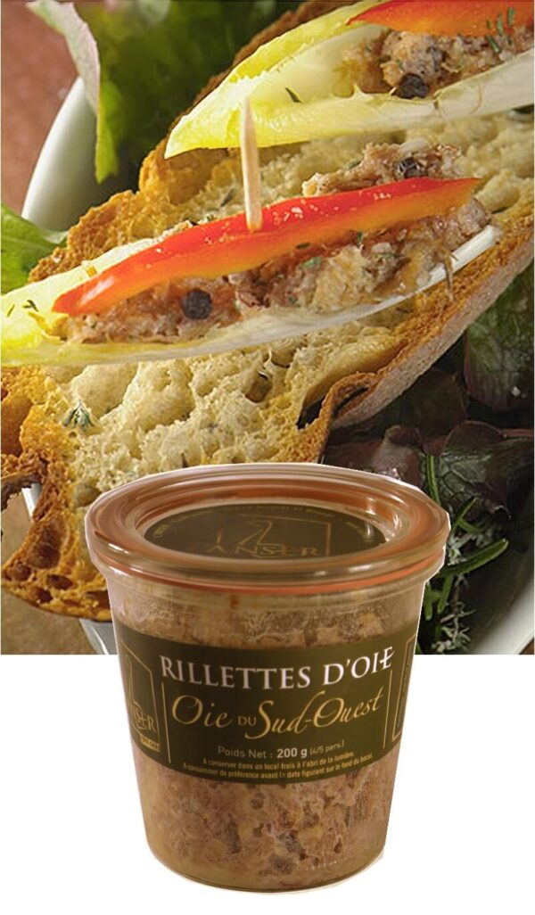 Rillettes d'oca 200g L'anser