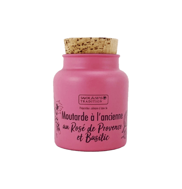 Senape con Rosé della Provenza e Basilico