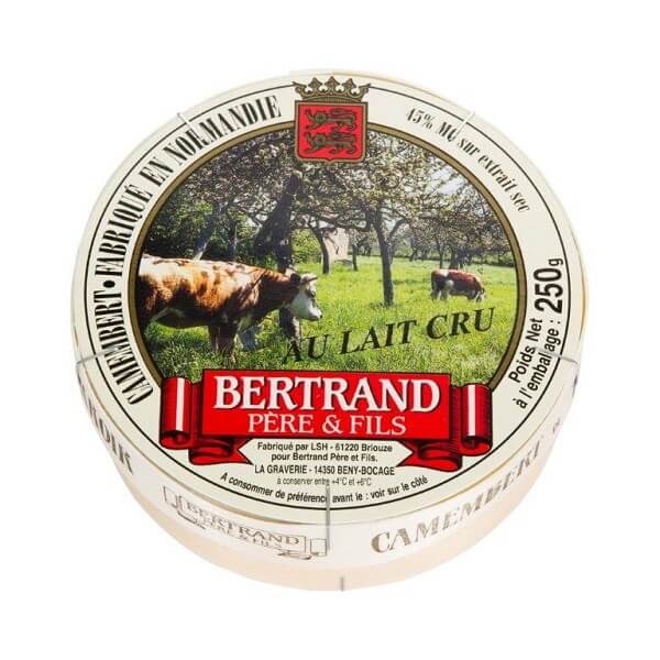 Camembert a Latte Crudo Bertrand 3267031050658