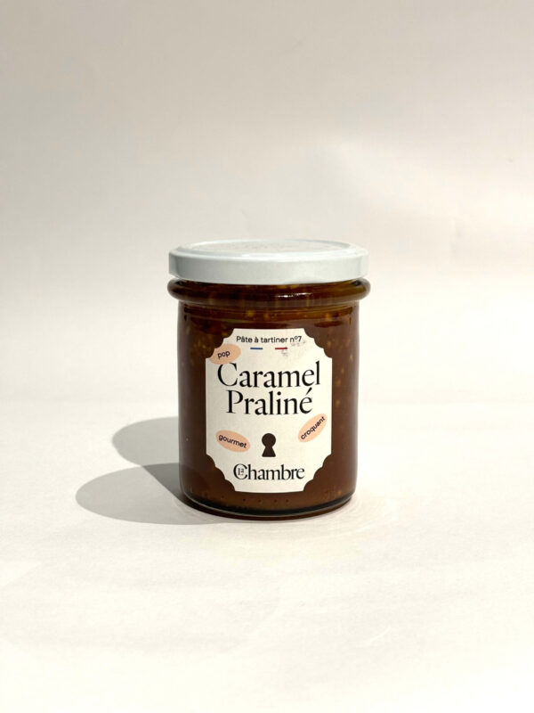 Caramello al burro salato con praline di nocciole 220gr La Chambre aux Confitures