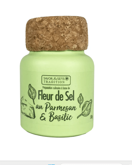 Fleur de Sel al Parmigiano e Basilico 130gr