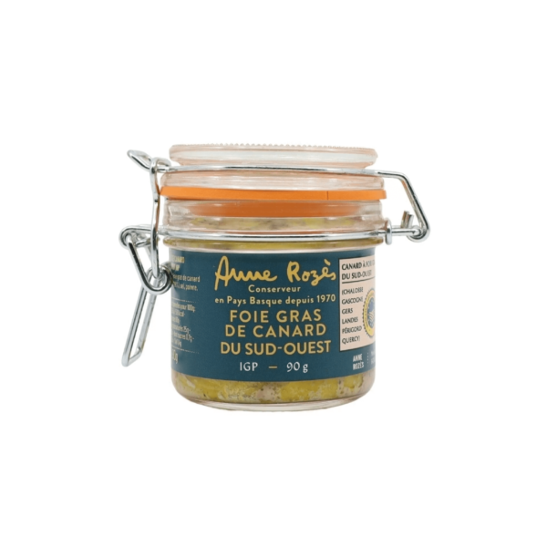 Foie gras d'anatra intero 90gr Anne Rozès