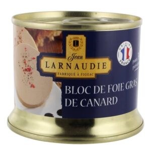 Blocco di foie gras d'anatra150gr Larnaudie