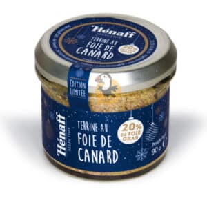 Terrina con foie gras d'anatra al 20%  90gr Hénaff