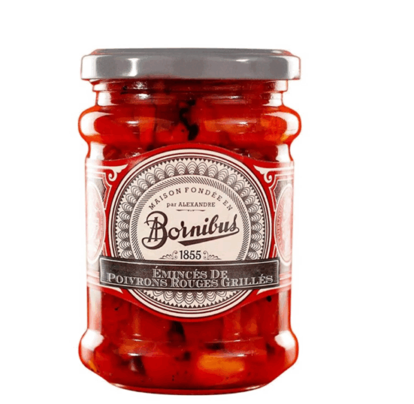 Peperoni rossi grigliati 240gr Bornibus