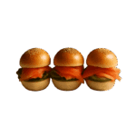 Mini buns salmone